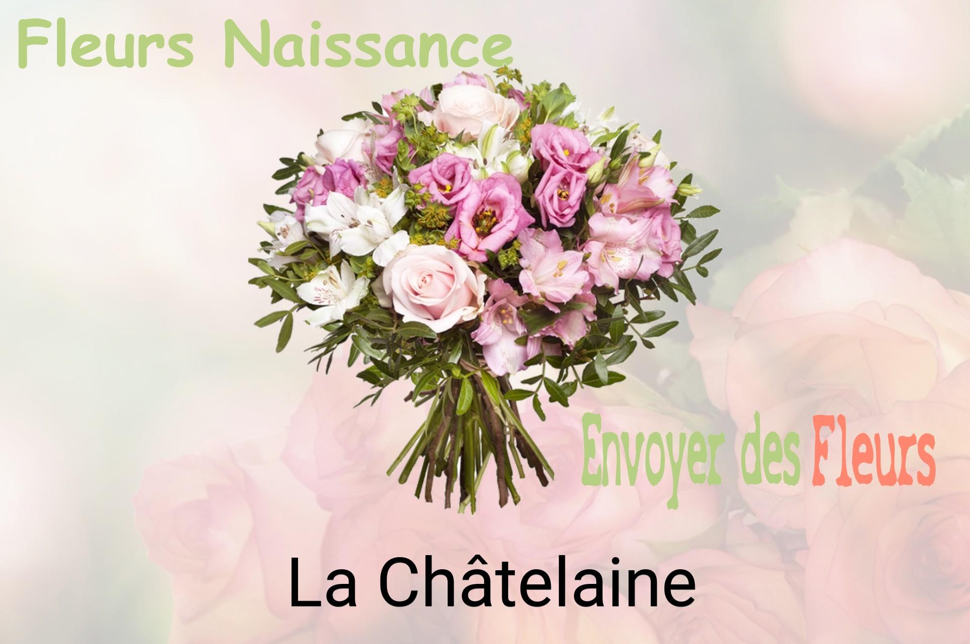 Bouquet de fleurs de naissance livré à La Châtelaine